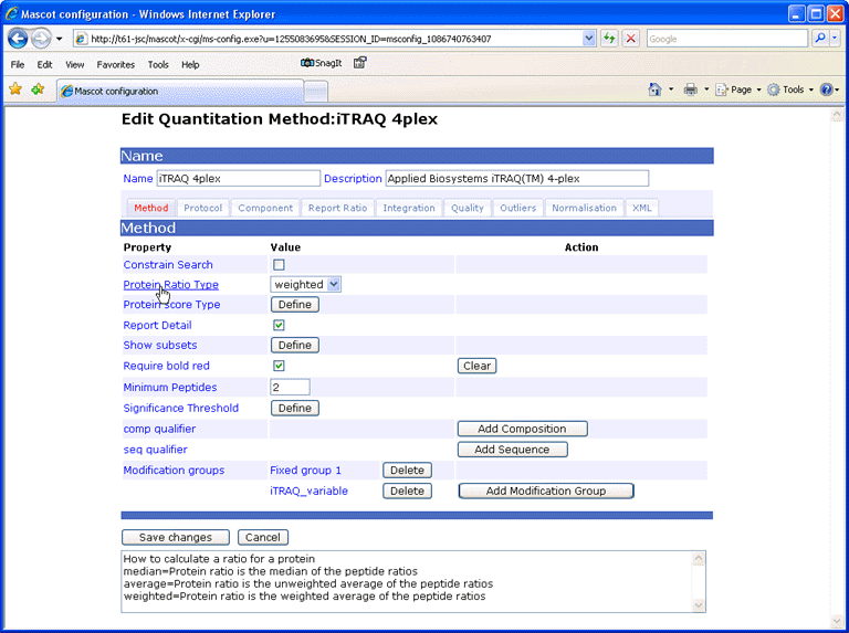 configuration editor